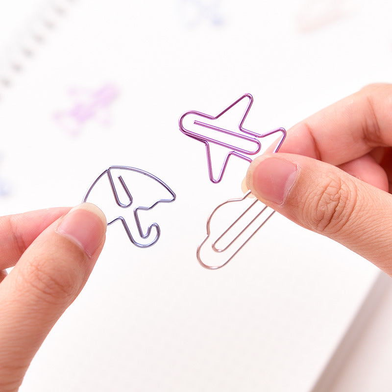 Colourful Creative Paper Clips – Cute Desk Stationery Set