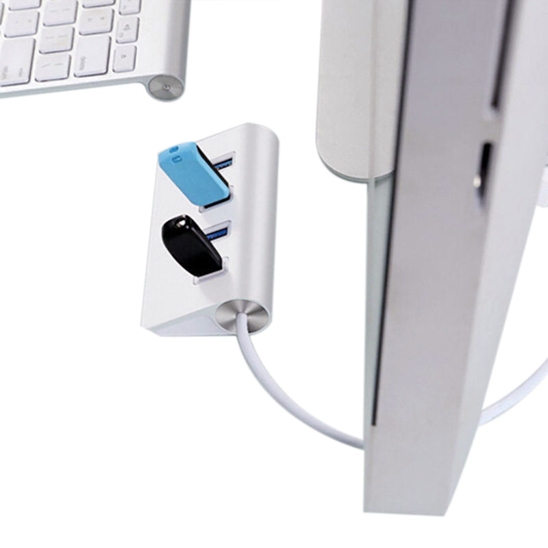 4-Port USB 2.0 Hub – Compact Plug & Play Splitter for Mac & PC