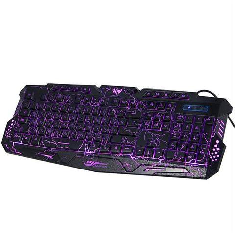 Luminescent LED Backlit Keyboard – Slim Wireless Typing Experience