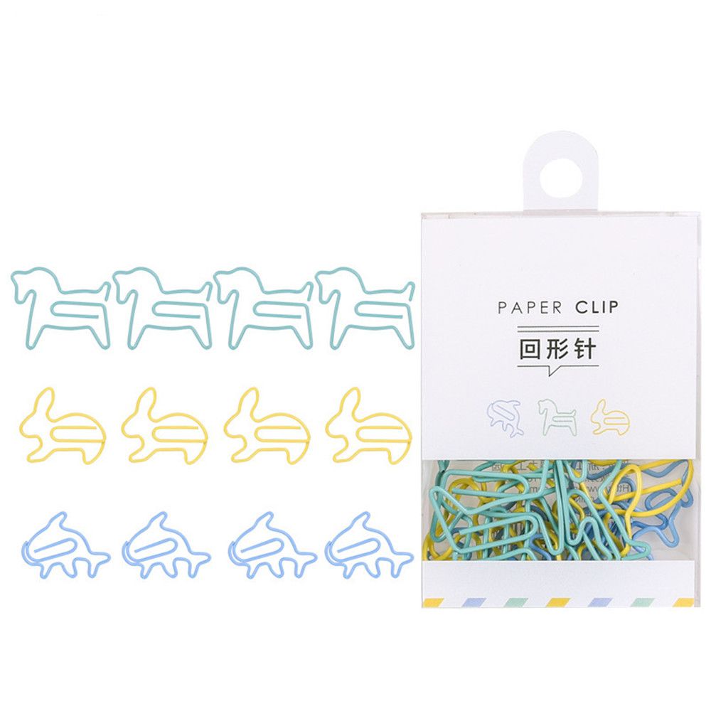 Colourful Creative Paper Clips – Cute Desk Stationery Set