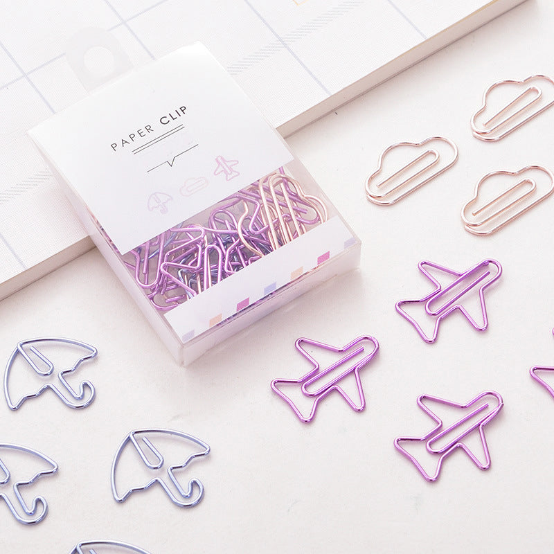 Colourful Creative Paper Clips – Cute Desk Stationery Set