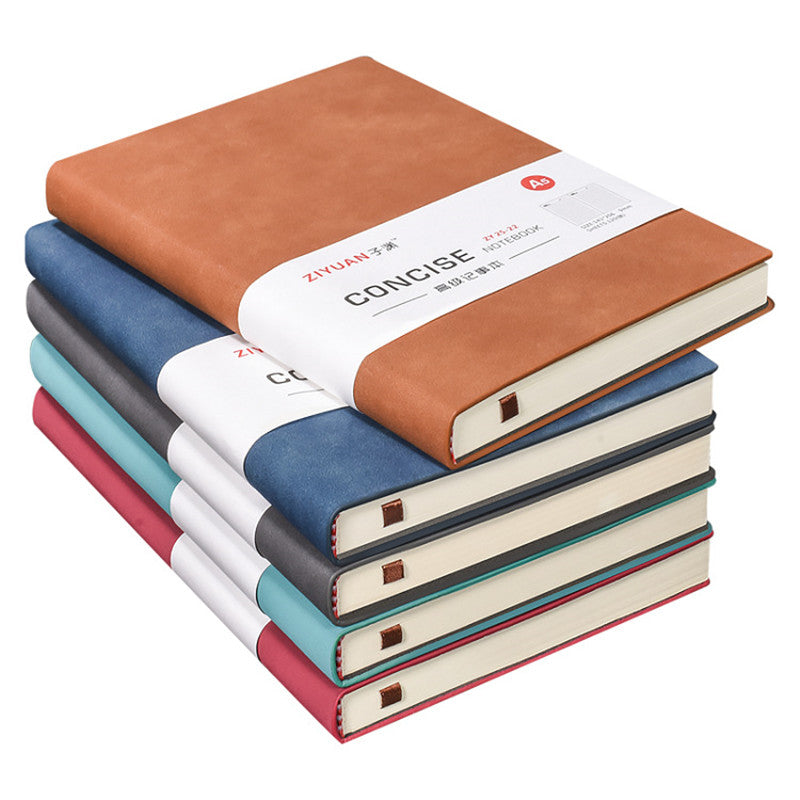 Luxury A5 Sheepskin Leather Personalized Notebook – Custom Color Print Journal