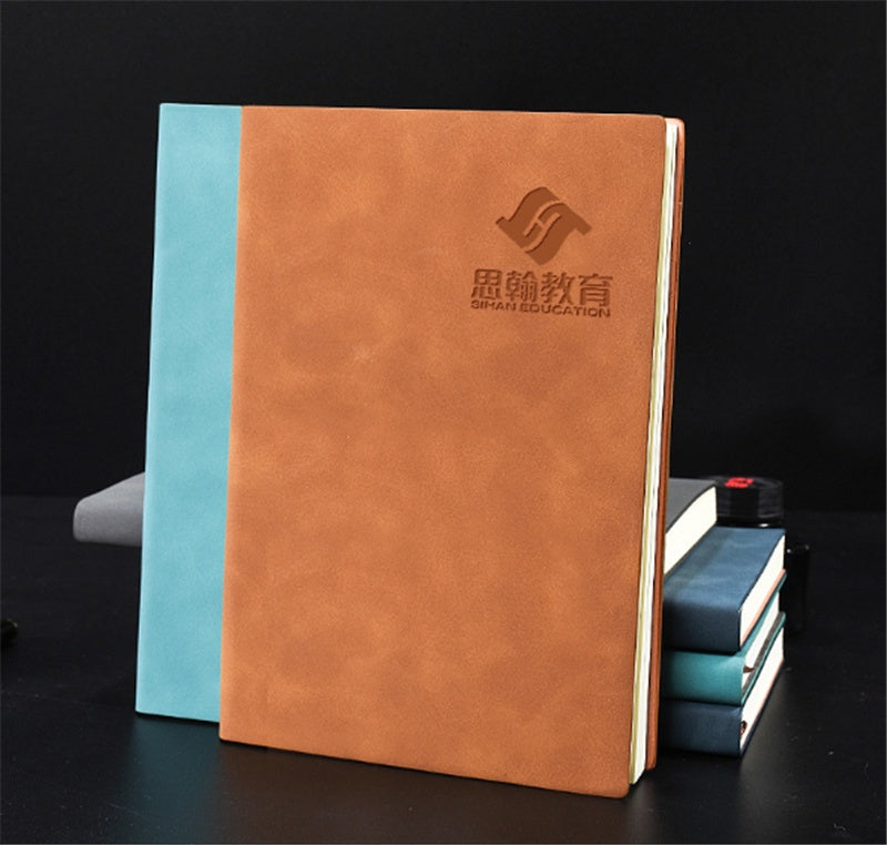 Luxury A5 Sheepskin Leather Personalized Notebook – Custom Color Print Journal