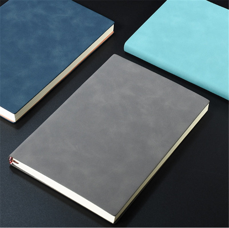 Luxury A5 Sheepskin Leather Personalized Notebook – Custom Color Print Journal