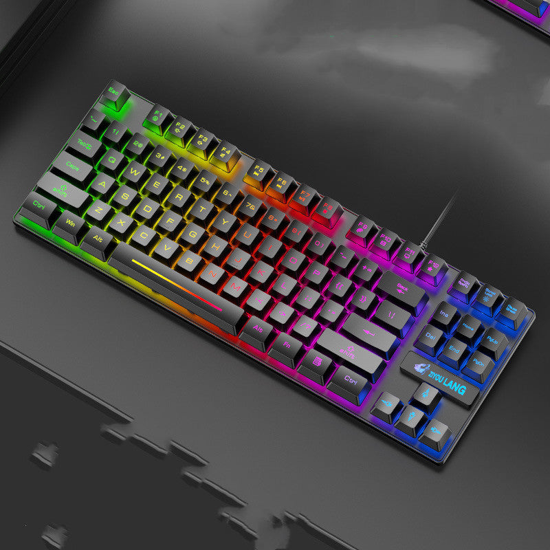 RGB Gaming Keyboard – Backlit Mechanical-Feel Keys for PC, Laptop & Office