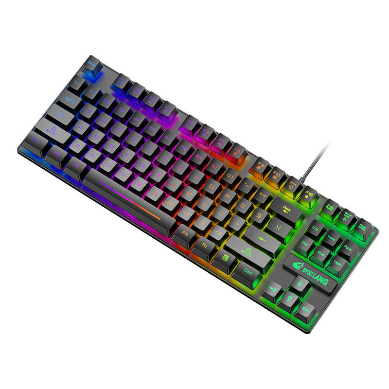 RGB Gaming Keyboard – Backlit Mechanical-Feel Keys for PC, Laptop & Office