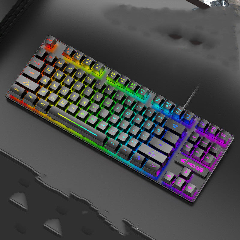 RGB Gaming Keyboard – Backlit Mechanical-Feel Keys for PC, Laptop & Office