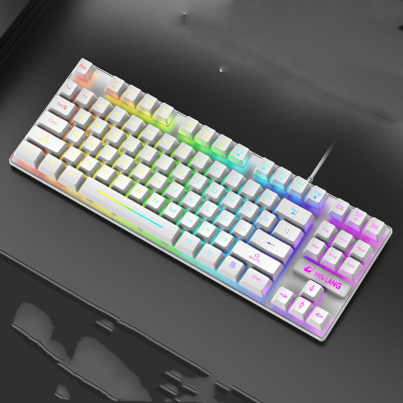 RGB Gaming Keyboard – Backlit Mechanical-Feel Keys for PC, Laptop & Office