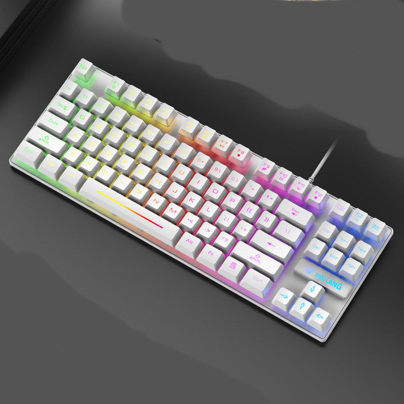 RGB Gaming Keyboard – Backlit Mechanical-Feel Keys for PC, Laptop & Office
