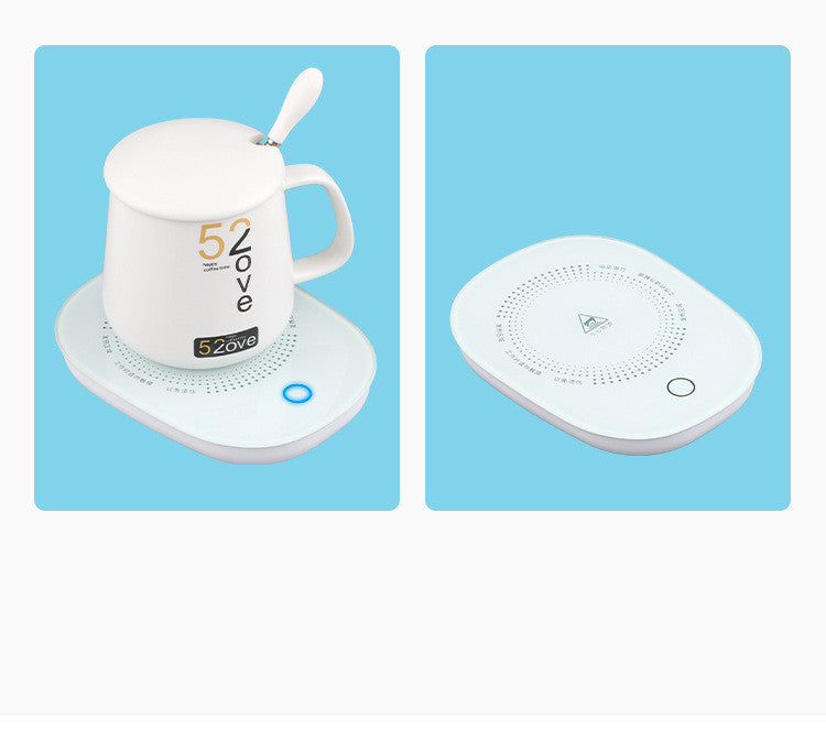 Smart Electric Heating Coaster – Keep Drinks Warm, 16W, Cup & Coaster Set