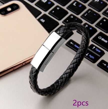 Bracelet Wristband Charging Cable – Portable USB Charge & Sync Cord