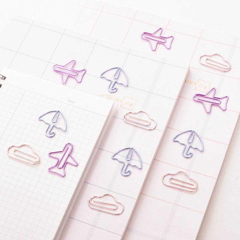 Colourful Creative Paper Clips – Cute Desk Stationery Set
