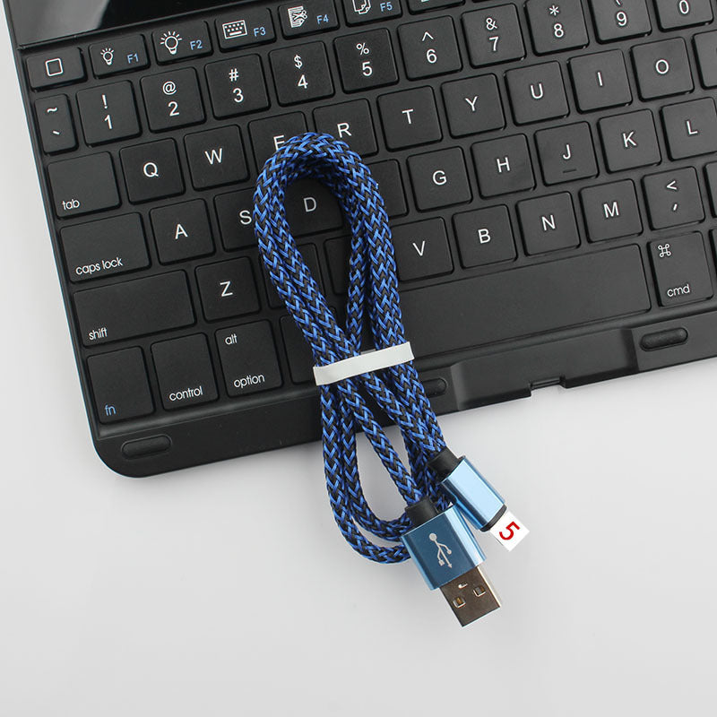 Braided Hemp Rope Fast Charging Cable – Durable USB Charge & Sync