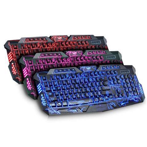 Luminescent LED Backlit Keyboard – Slim Wireless Typing Experience