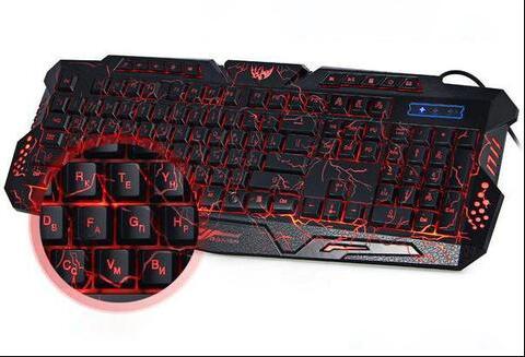 Luminescent LED Backlit Keyboard – Slim Wireless Typing Experience