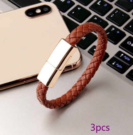 Bracelet Wristband Charging Cable – Portable USB Charge & Sync Cord