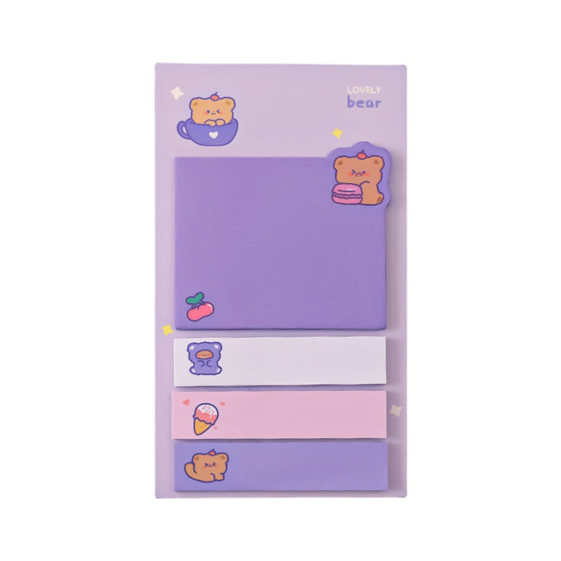 Cartoon Sticky Notes – Cute Adhesive Memo Pads for Desk & Study