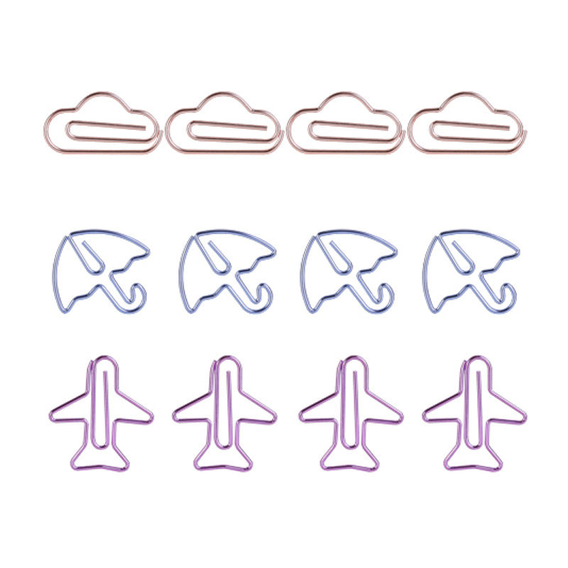 Colourful Creative Paper Clips – Cute Desk Stationery Set