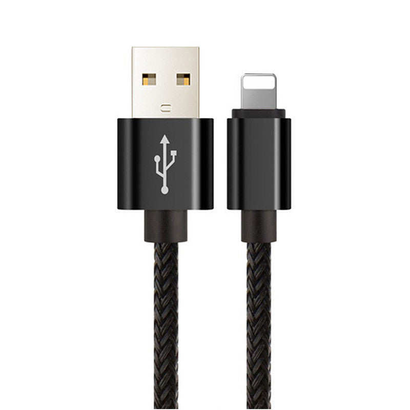 Braided Hemp Rope Fast Charging Cable – Durable USB Charge & Sync