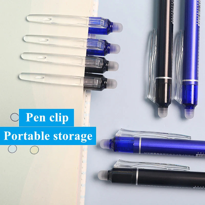 Erasable Push Gel Pen – 0.5mm Fine Tip, Smooth Writing