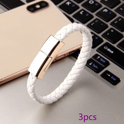 Bracelet Wristband Charging Cable – Portable USB Charge & Sync Cord