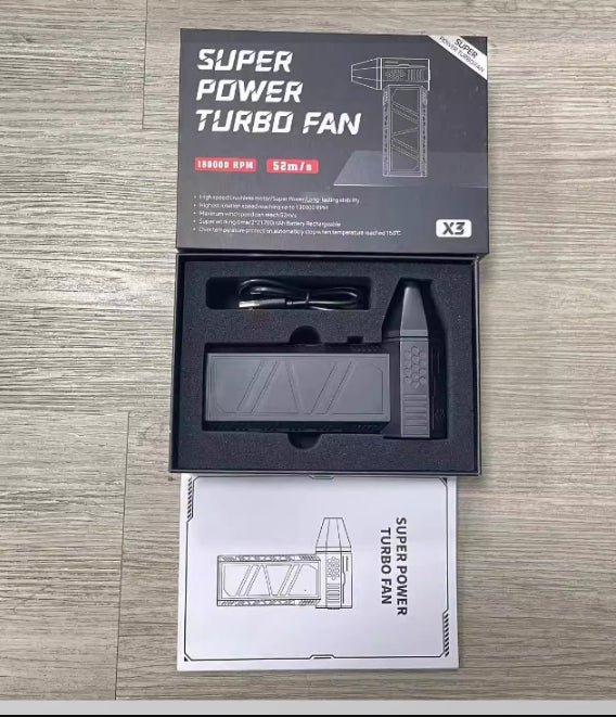 Portable Brushless Air Blower – 130,000 RPM Desk & PC Dust Cleaner