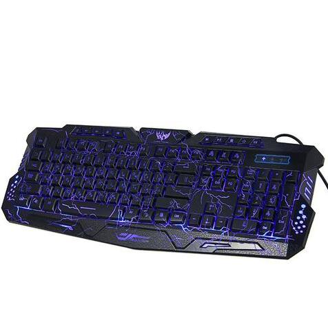 Luminescent LED Backlit Keyboard – Slim Wireless Typing Experience