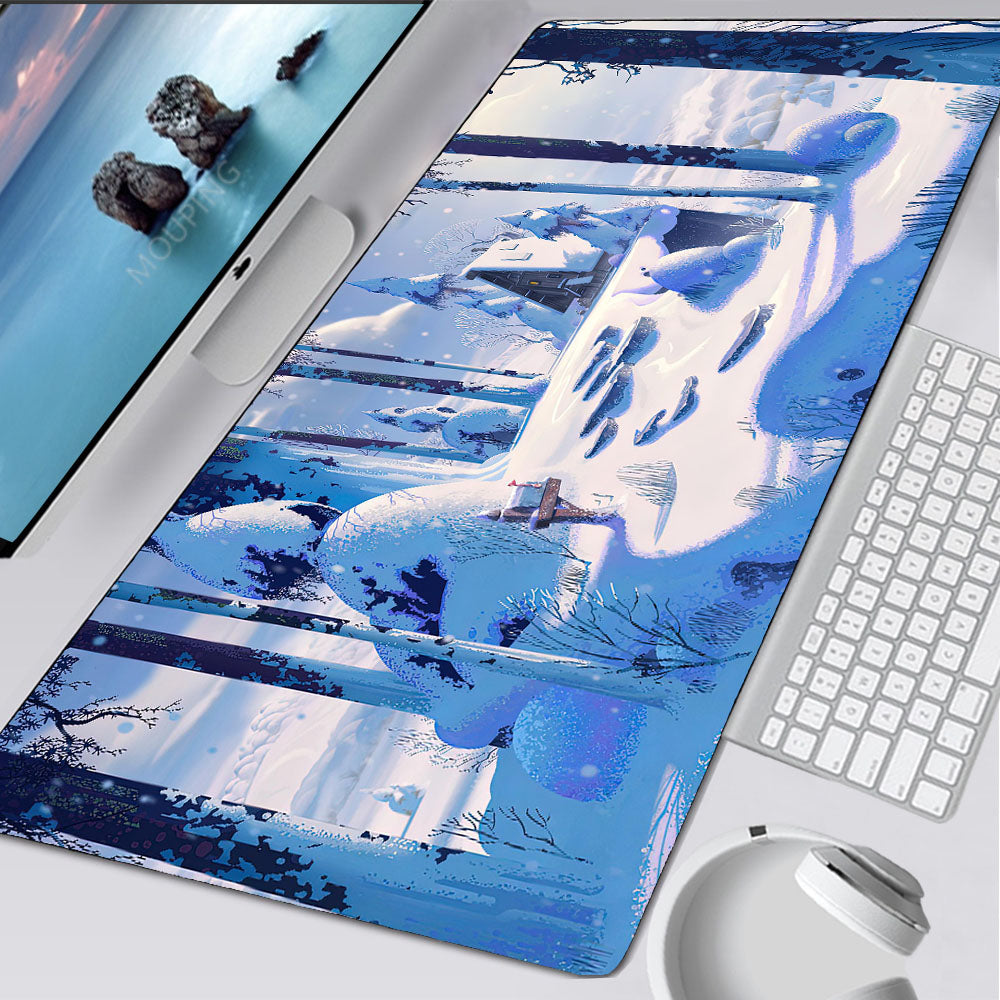 Aesthetic Landscape Desk Mat – Large XL Keyboard & Mouse Pad for Office