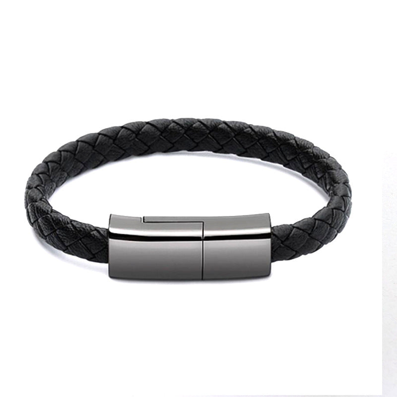 Bracelet Wristband Charging Cable – Portable USB Charge & Sync Cord