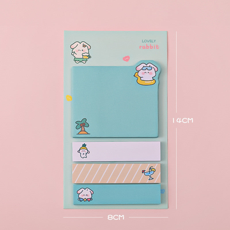 Cartoon Sticky Notes – Cute Adhesive Memo Pads for Desk & Study