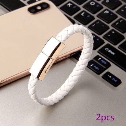 Bracelet Wristband Charging Cable – Portable USB Charge & Sync Cord