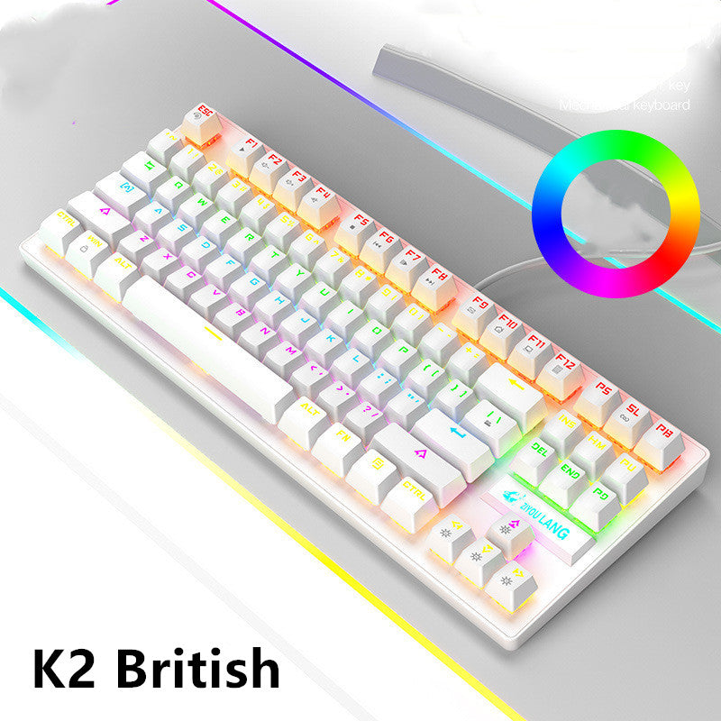RGB Gaming Keyboard – Backlit Mechanical-Feel Keys for PC, Laptop & Office