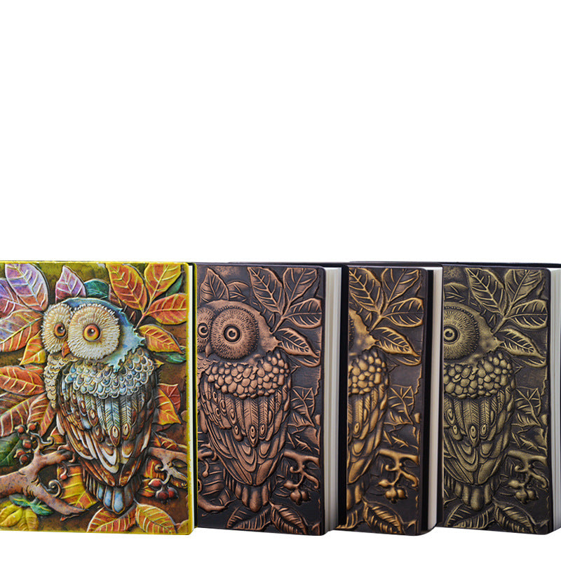 New Imitation Leather Embossed Notebook Notebook Notepad