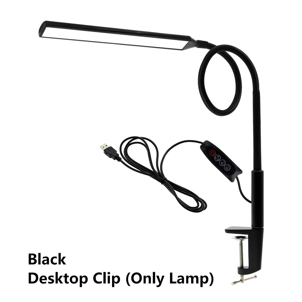 FlexArm Pro 10W LED Desk Lamp – Flicker-Free, 3-Colour Dimmable Office & Study Light