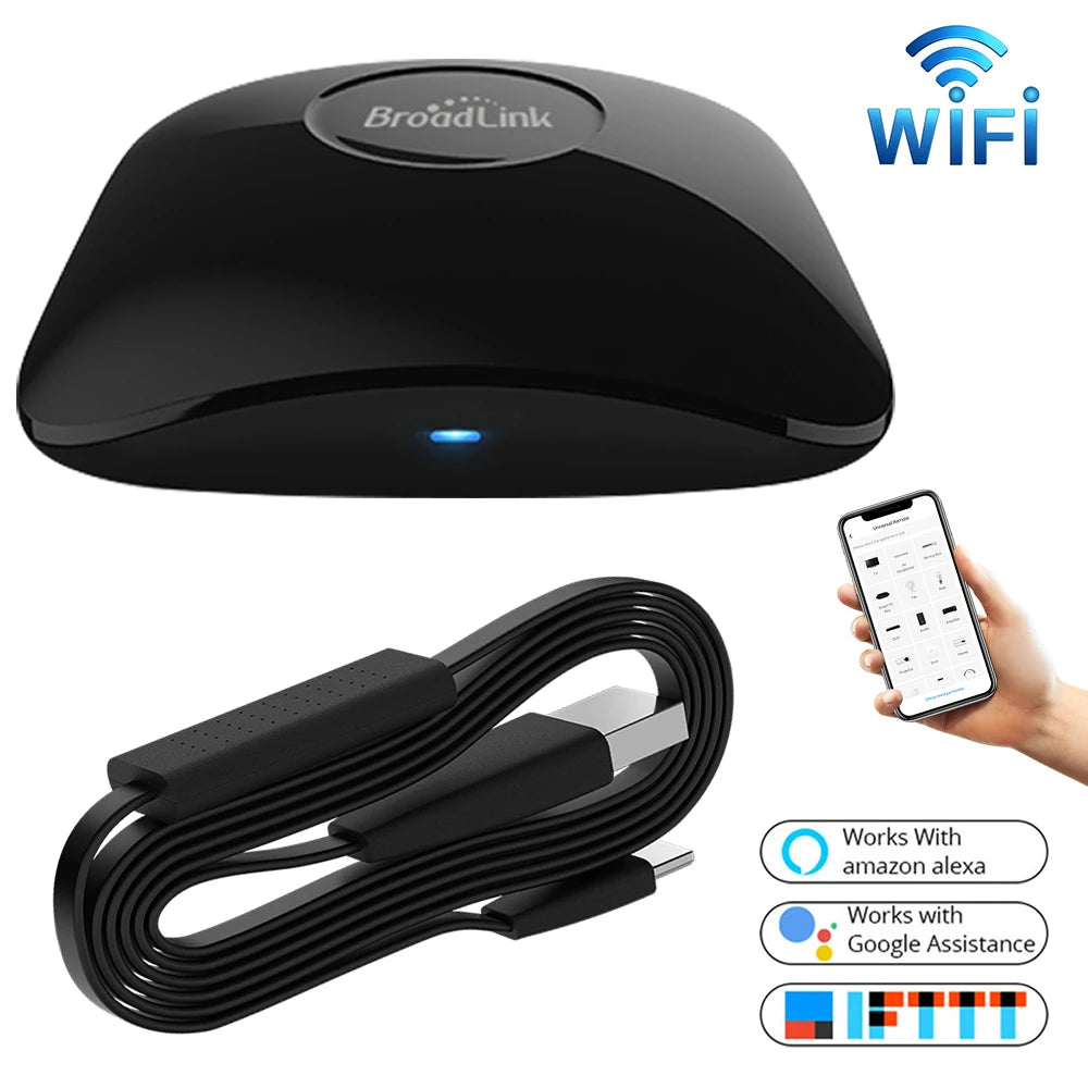 BroadLink RM4 Pro Smart Universal IR/RF Remote – WiFi, Alexa & Google Home