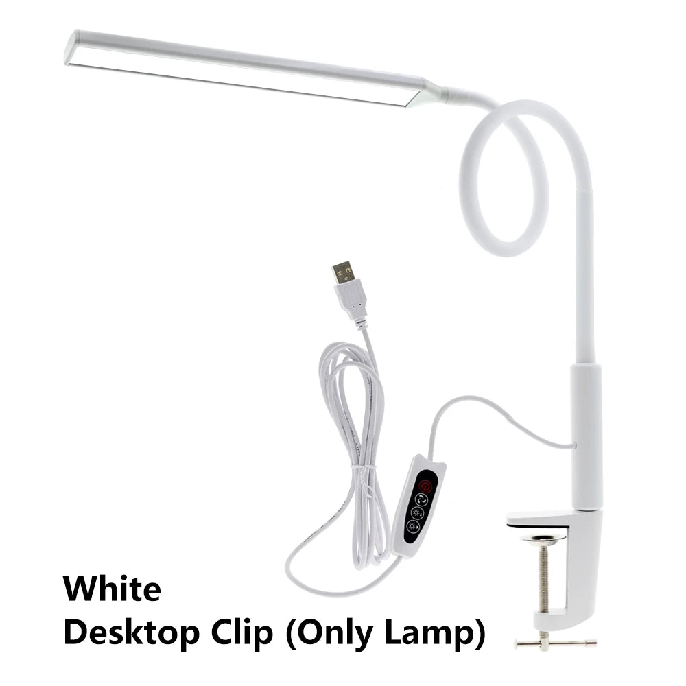 FlexArm Pro 10W LED Desk Lamp – Flicker-Free, 3-Colour Dimmable Office & Study Light
