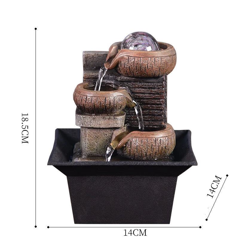 ZenFlow Desktop Water Fountain Decor