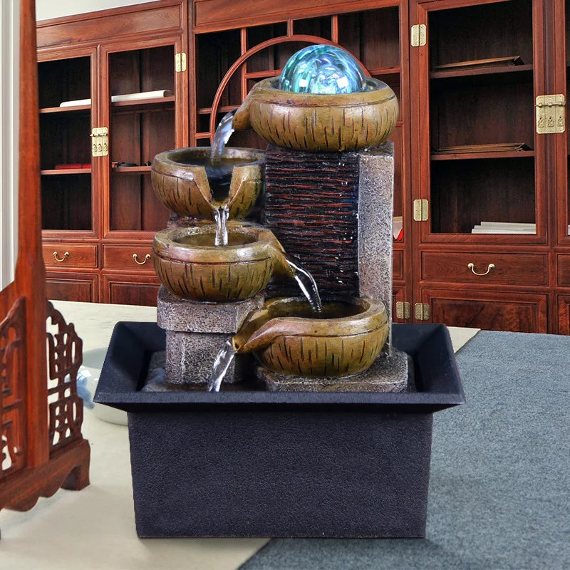 ZenFlow Desktop Water Fountain Decor