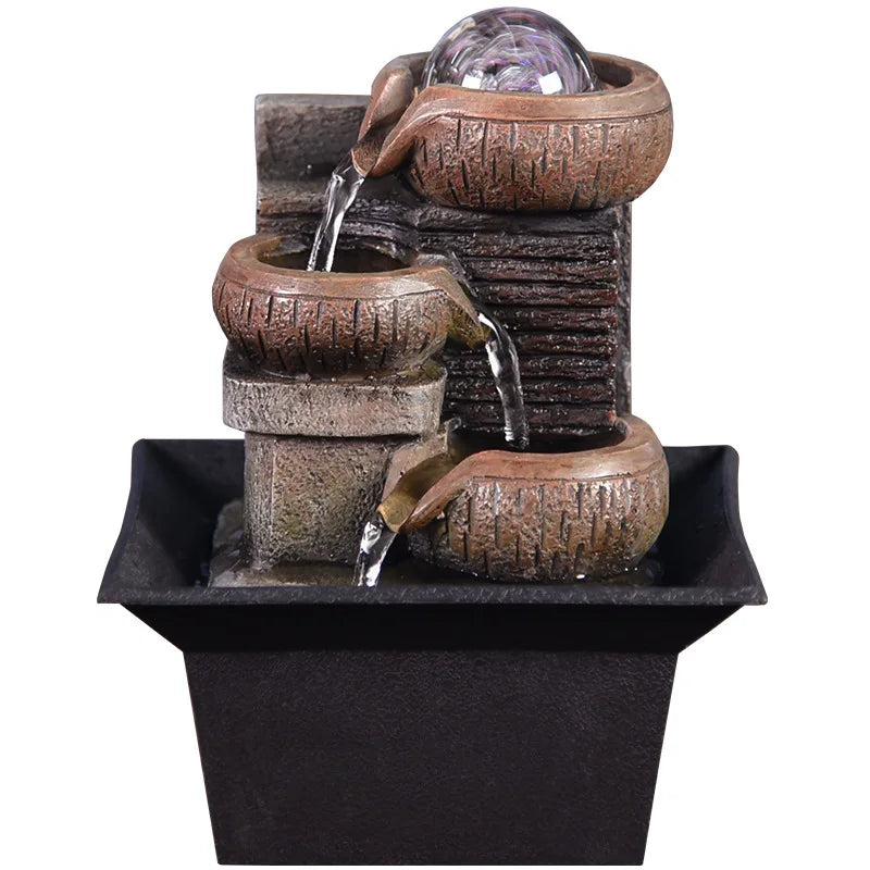 ZenFlow Desktop Water Fountain Decor
