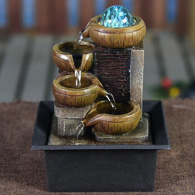 ZenFlow Desktop Water Fountain Decor