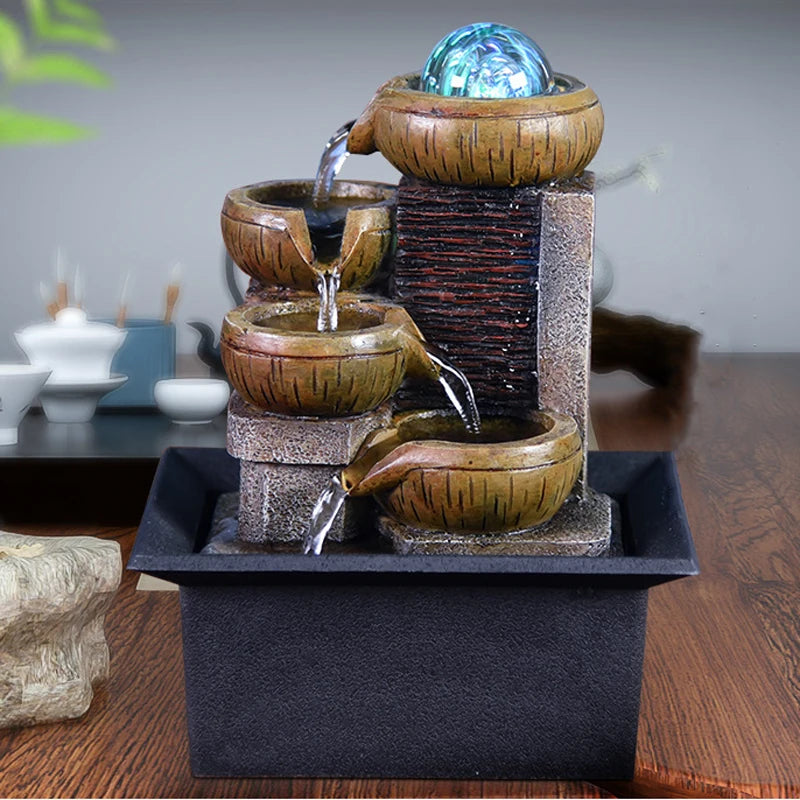 ZenFlow Desktop Water Fountain Decor