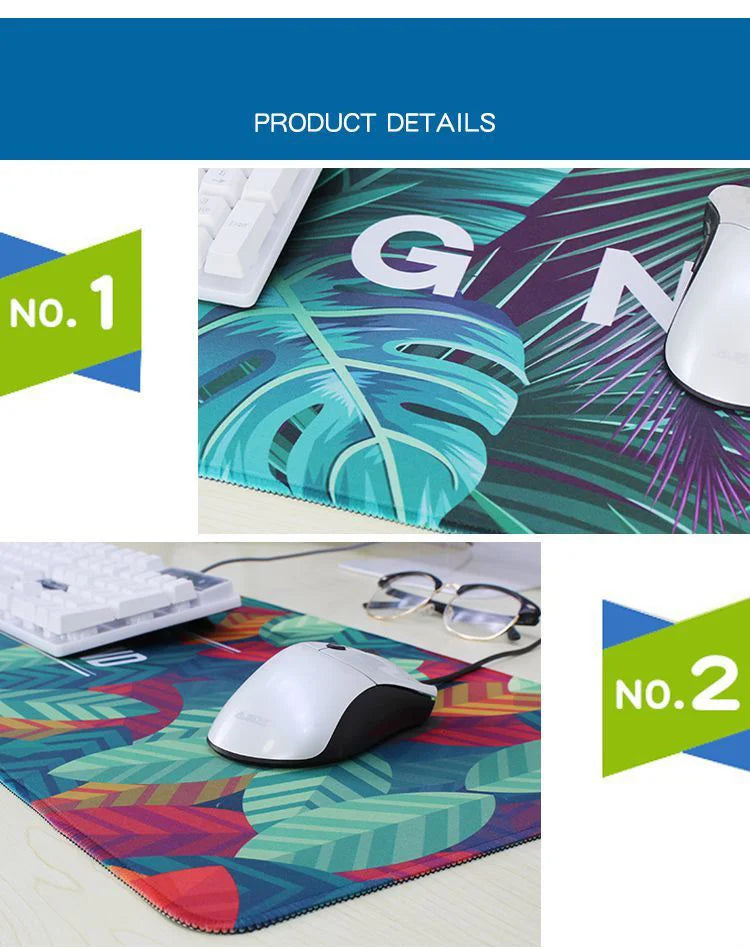 Van Gogh Starry Night XL Gaming Mouse Pad – Artistic XXL Desk Mat | HD Printed Non-Slip Soft Rubber Playmat for Office & Gaming Setup