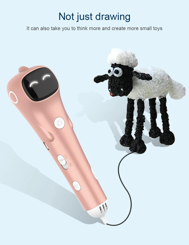 SafePen Low Temperature 3D Pen – 1.75mm PCL Filament for Kids & Beginners