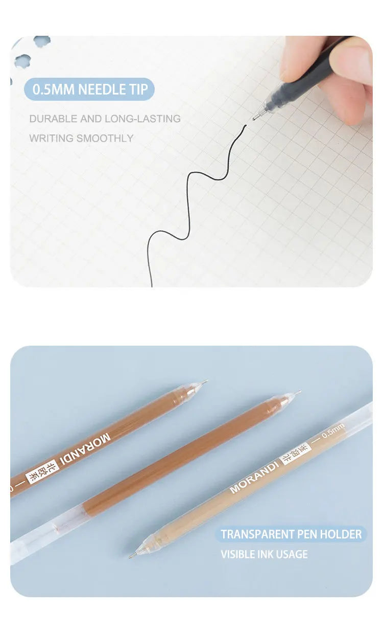 Languo 27-207 Colour Gel Pen & Marker Drawing Set – Student DIY Art Pens