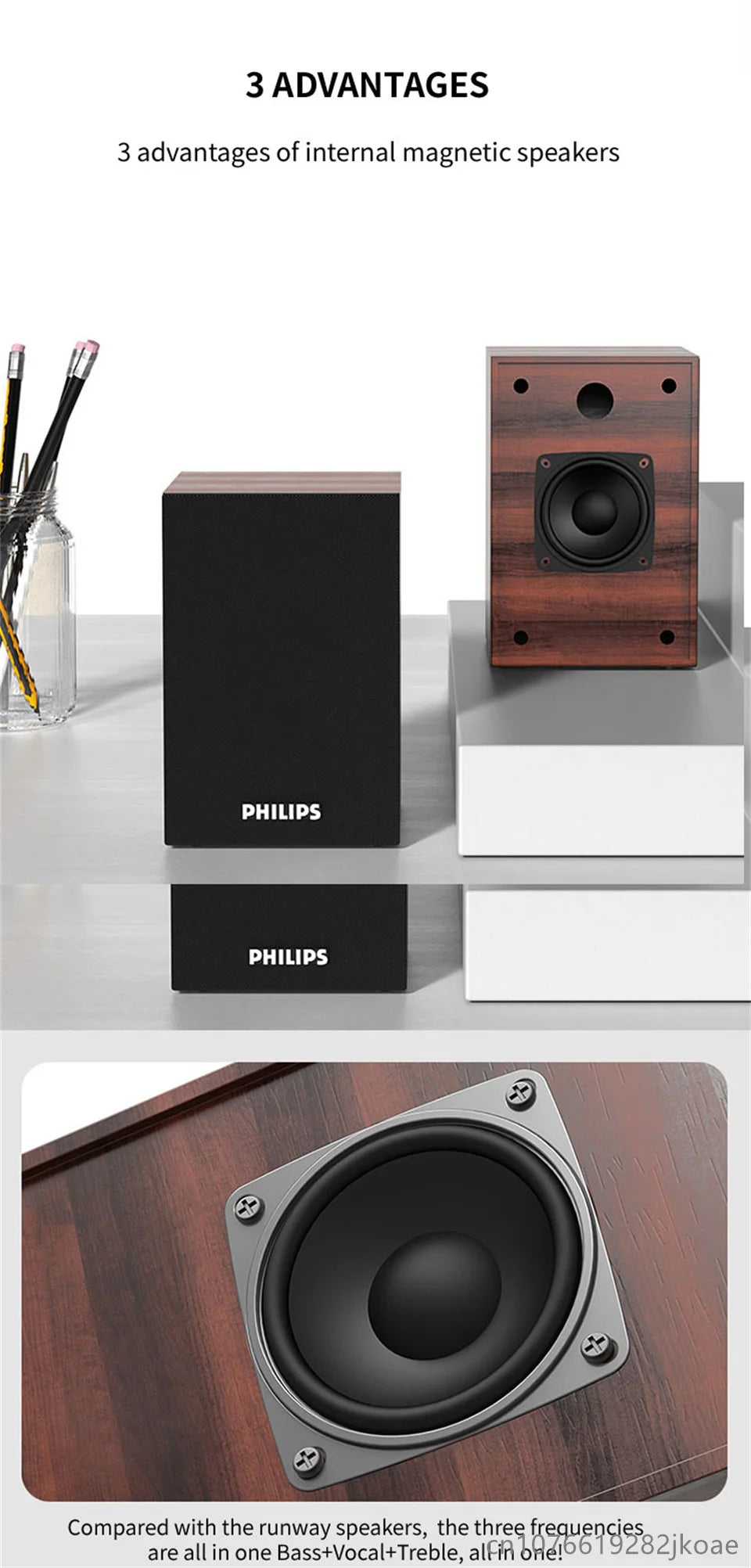 Philips SoundGo SPA20 – Portable Bluetooth Speaker with Deep Bass & HiFi Stere