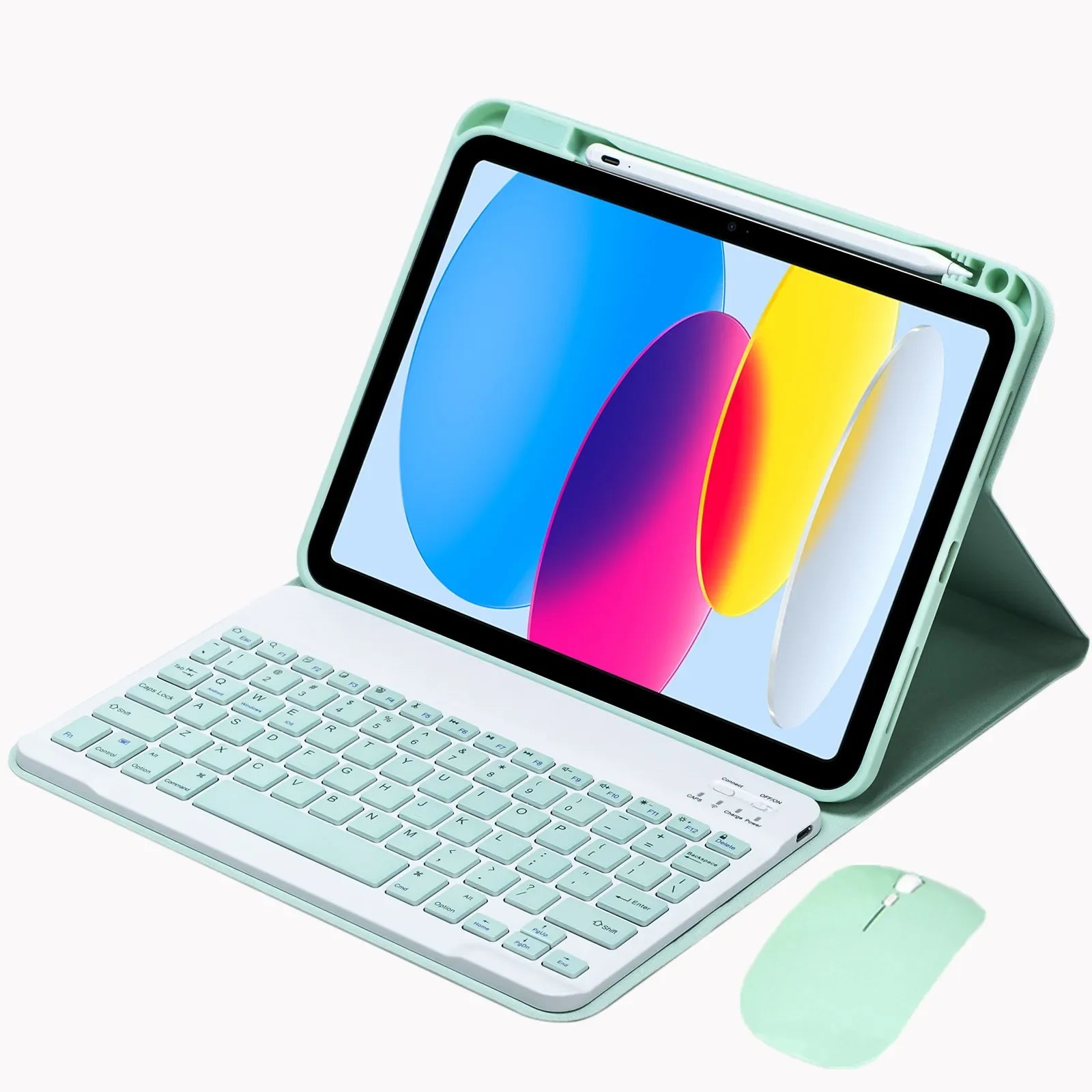 Bluetooth Keyboard Case for iPad – Detachable Leather Cover with Pencil Holder (Multiple Models)
