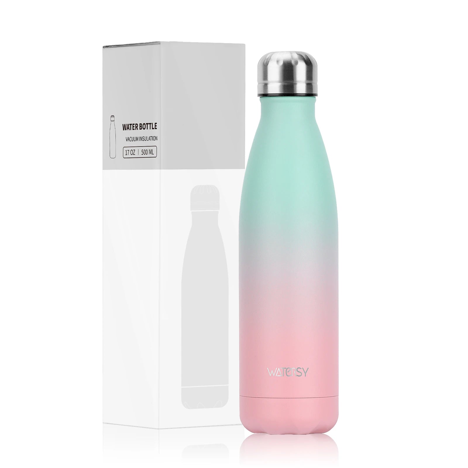WATERSY 500ml Stainless Steel Vacuum Flask – Insulated Thermos for Coffee & Sport