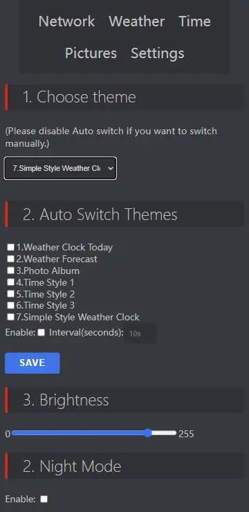 PixelDesk Mini Smart Weather GIF Clock