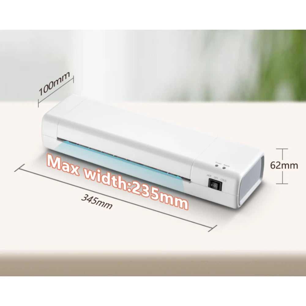SealPro 9" Hot & Cold Laminator Kit – Fast A4 Laminating Machine with 10 Pouches for Home, School & Office