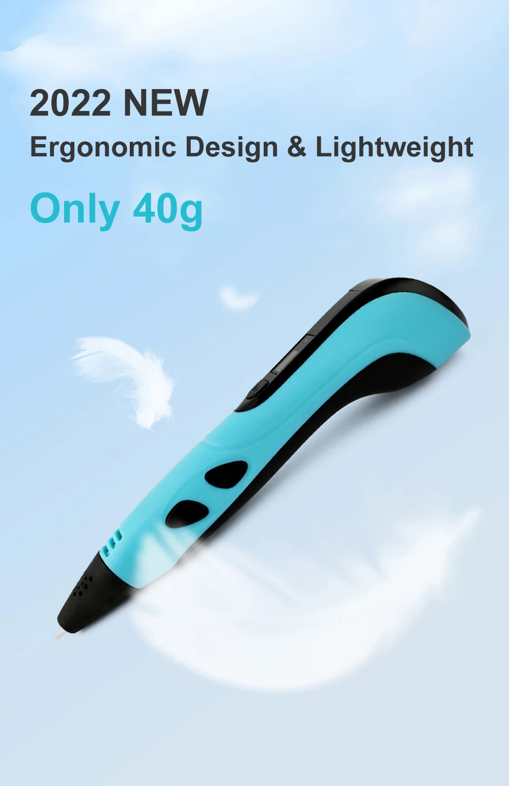 DoodlePen 3D Pen Set – LCD Display, PLA Filament, Kids Birthday & Christmas Gift